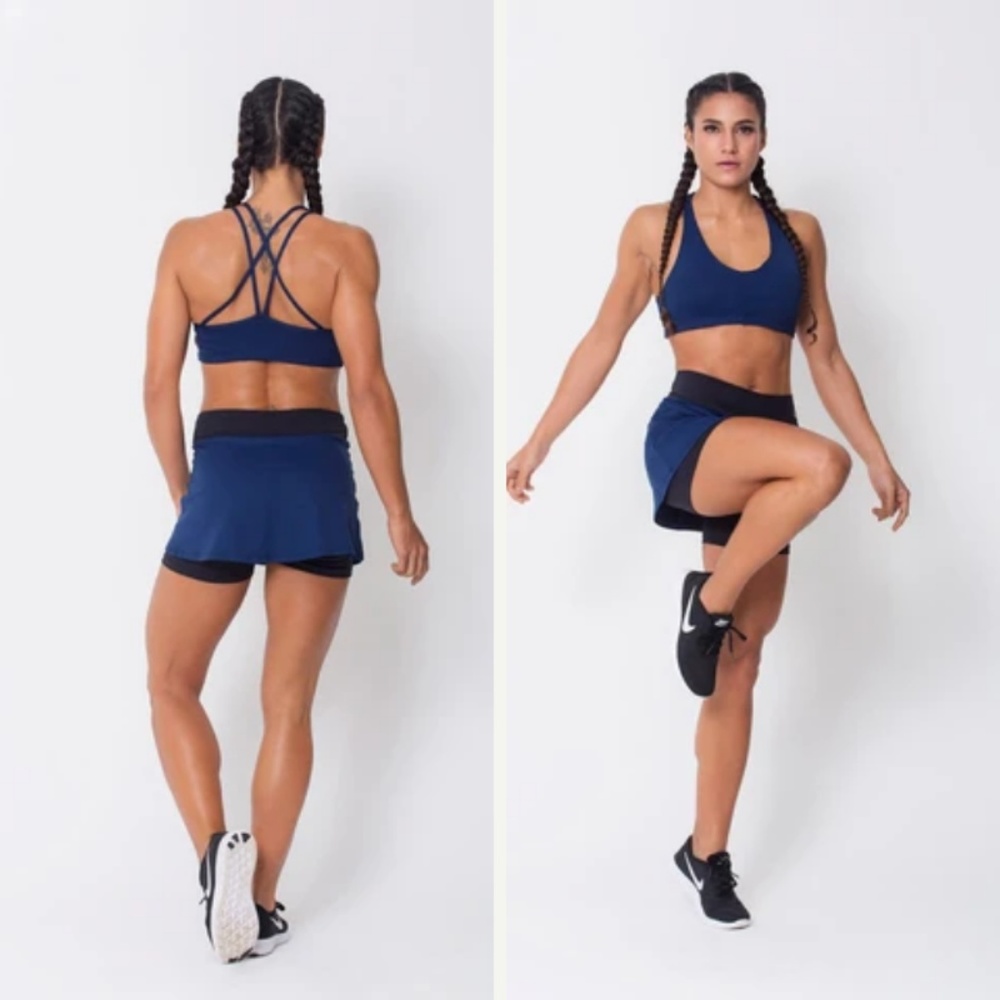 Athleisure - Navy Blue Skort